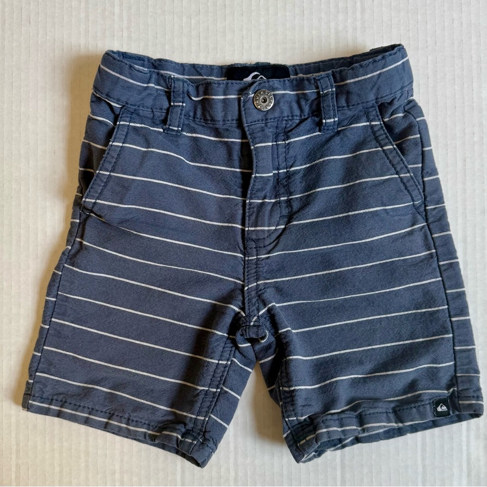 Quiksilver Navy Striped Kids Shorts
